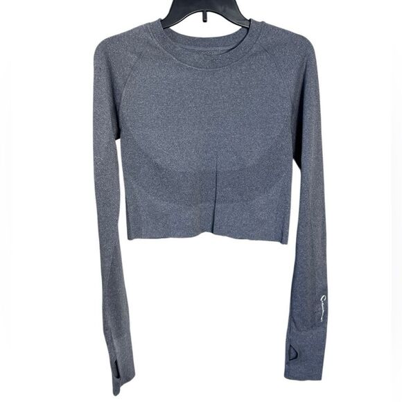 Climawear long-sleeve seamless crop top Size Small/Medium - Picture 2 of 14